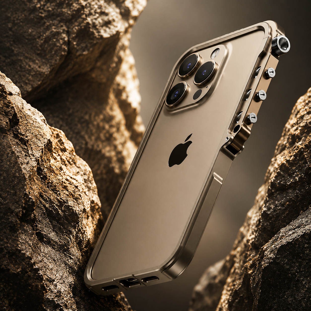 Premium Aluminum Alloy iPhone Case 360° Armor Frame Metal Bumper Shockproof Protective Cover Slim Durable Mechanical Design