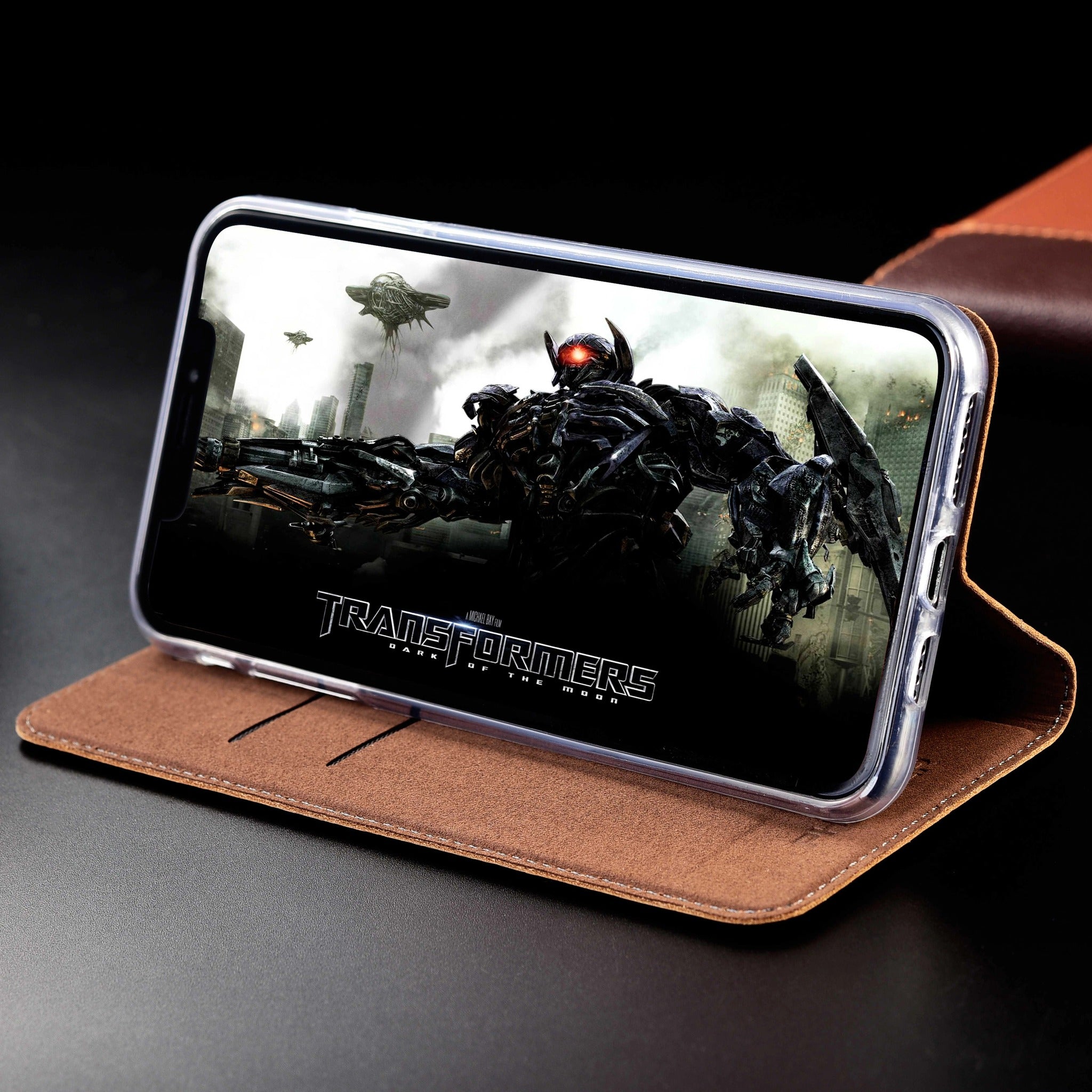 Luxury Genuine Leather iPhone Case – Flip Wallet Design, Stylish & Durable Full Protection Cover | Case for iPhone