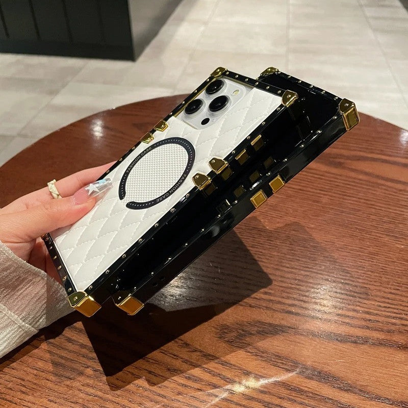 Luxury MagSafe Phone Case – Wireless Charging Cover for iPhone 16, 15 Pro Max, 14, 13, 12, 11 Pro Max for Men & Women