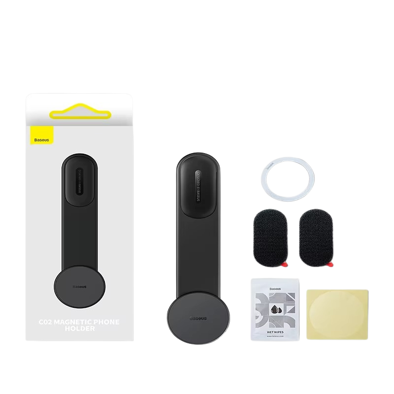 Robust Magnetic Car Phone Holder with 15W Wireless Charging – Foldable Dashboard Mount, Strong Grip, Universal for iPhone & Android, Mini Design