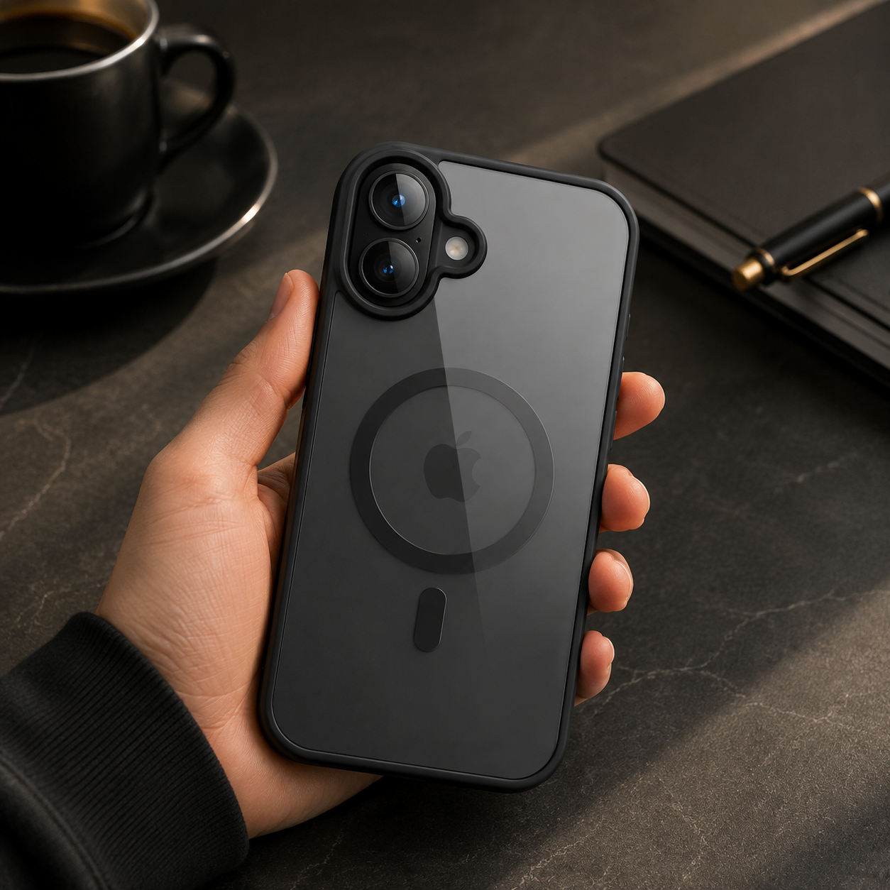 Premium iPhone Case Magnetic Armor Shockproof Cover MagSafe Compatible Matte Translucent Protective Case Wireless Charging Slim Full Coverage Design