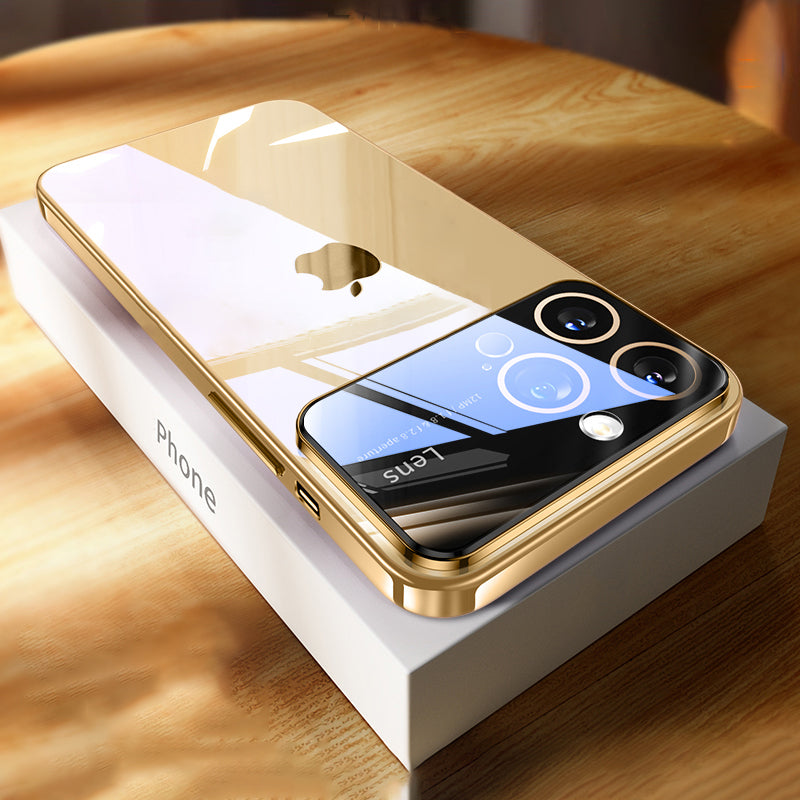 Luxury Ultra-Thin iPhone Case - Clear Transparent Hard PC Cover, MagSafe Compatible, Camera Protection,