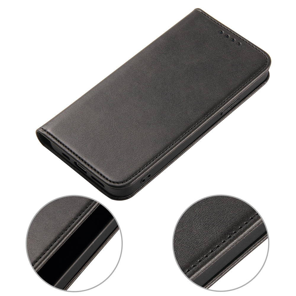 Luxury Magnetic Leather Flip iPhone Case – Premium Wallet Cover with Card Slots, and Magnetic Closure for iPhone Models