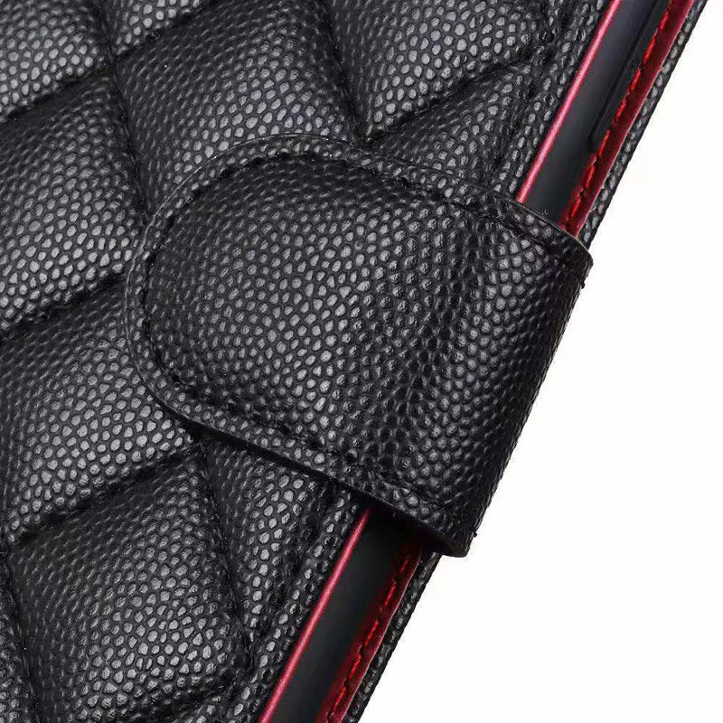 Luxury Wallet Flip Leather iPhone Case – Card Slot, Magnetic Closure, Shockproof Protection, and Premium Design for iPhone