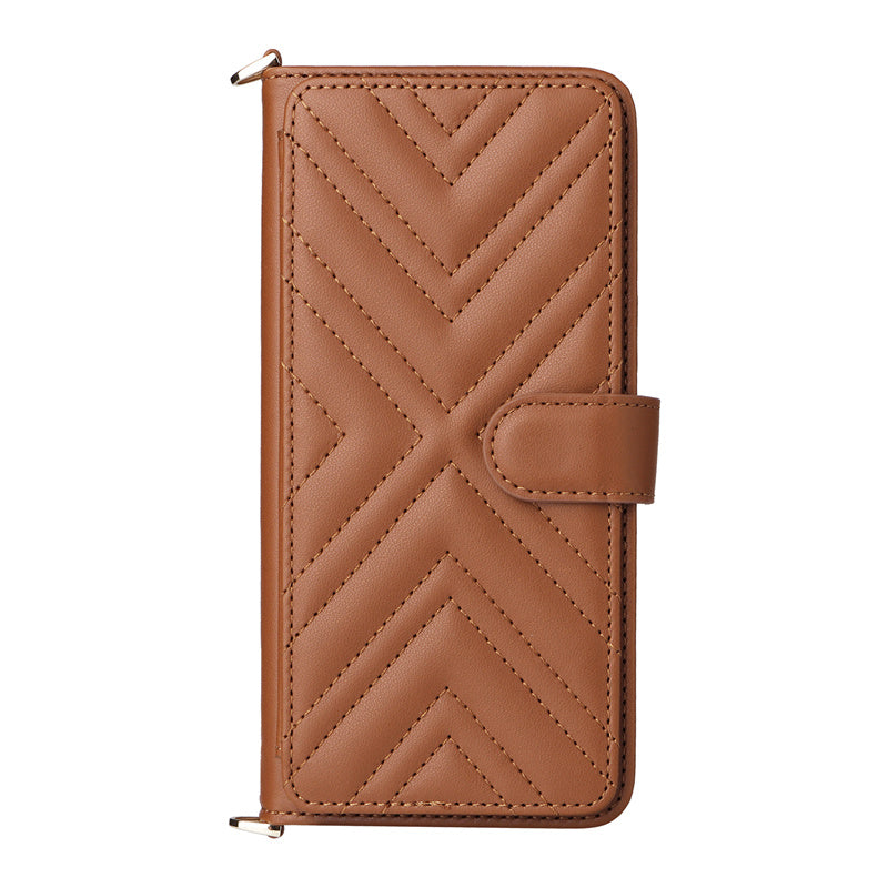 Luxury Crossbody Wallet iPhone Case – Fashion Shoulder Strap, Magnetic Closure, Card Holder and Premium Protection for iPhone