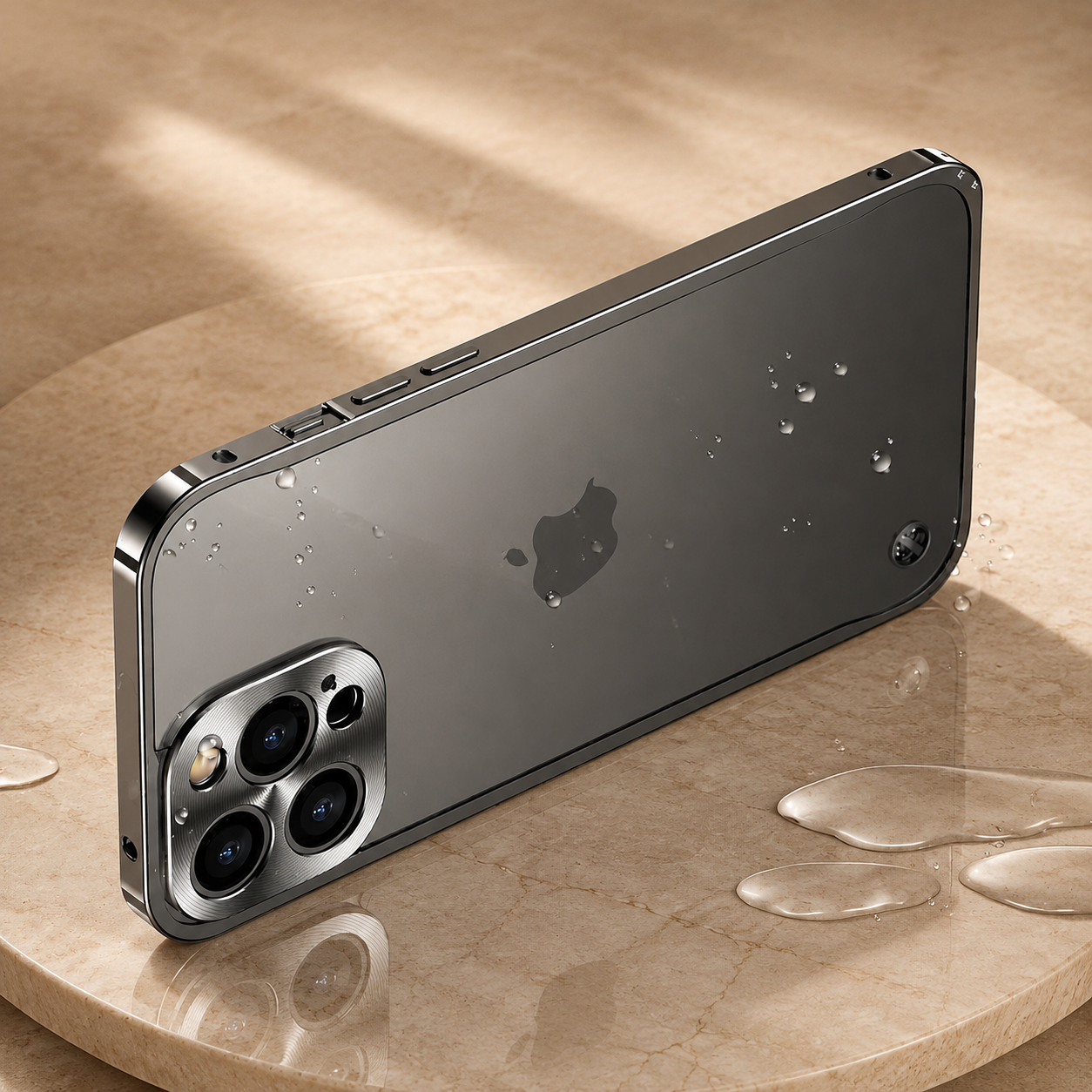Premium iPhone Case MagSafe Compatible Aluminum Magnetic Frame Shockproof Protective Cover Full Lens Protection Wireless Charging Slim Metal Design
