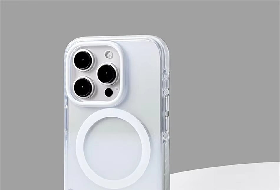 Premium Bumper MagSafe iPhone Case Wireless Charging, Transparent Durable Cover for Strong Protection | Case for iPhone