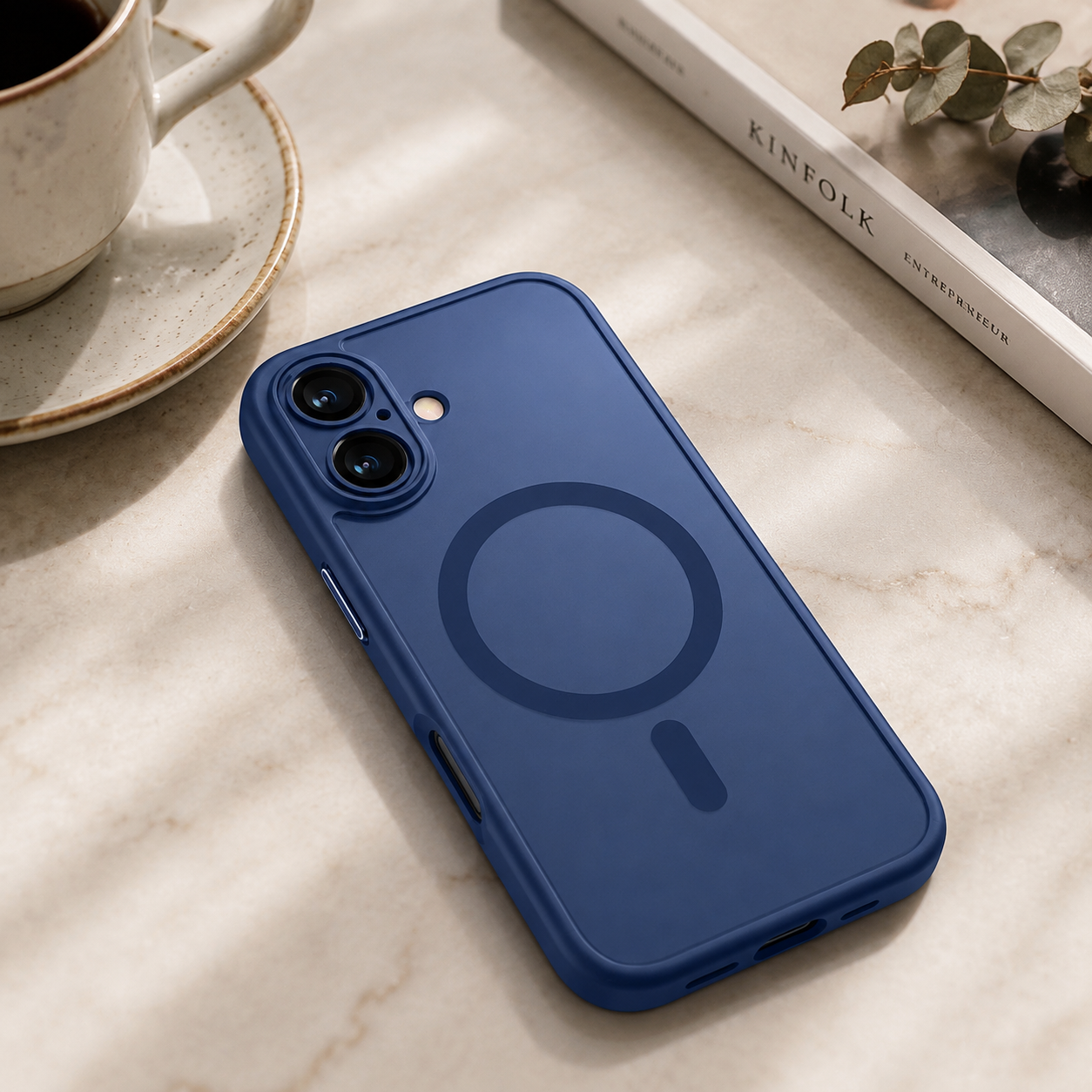 Premium iPhone Case Magnetic Armor Shockproof Cover MagSafe Compatible Matte Translucent Protective Case Wireless Charging Slim Full Coverage Design