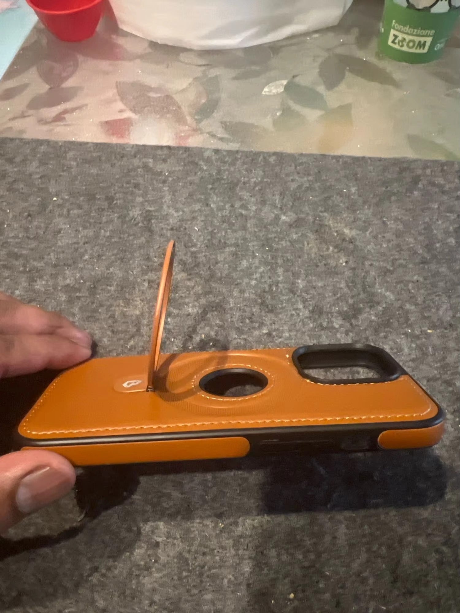 Premium Apple iPhone Case MagSafe Compatible, Camera Lens & Screen Protection, Ultra Thin Shockproof Magnetic Full All Around Protection Cover with PU Leather Stand Ring