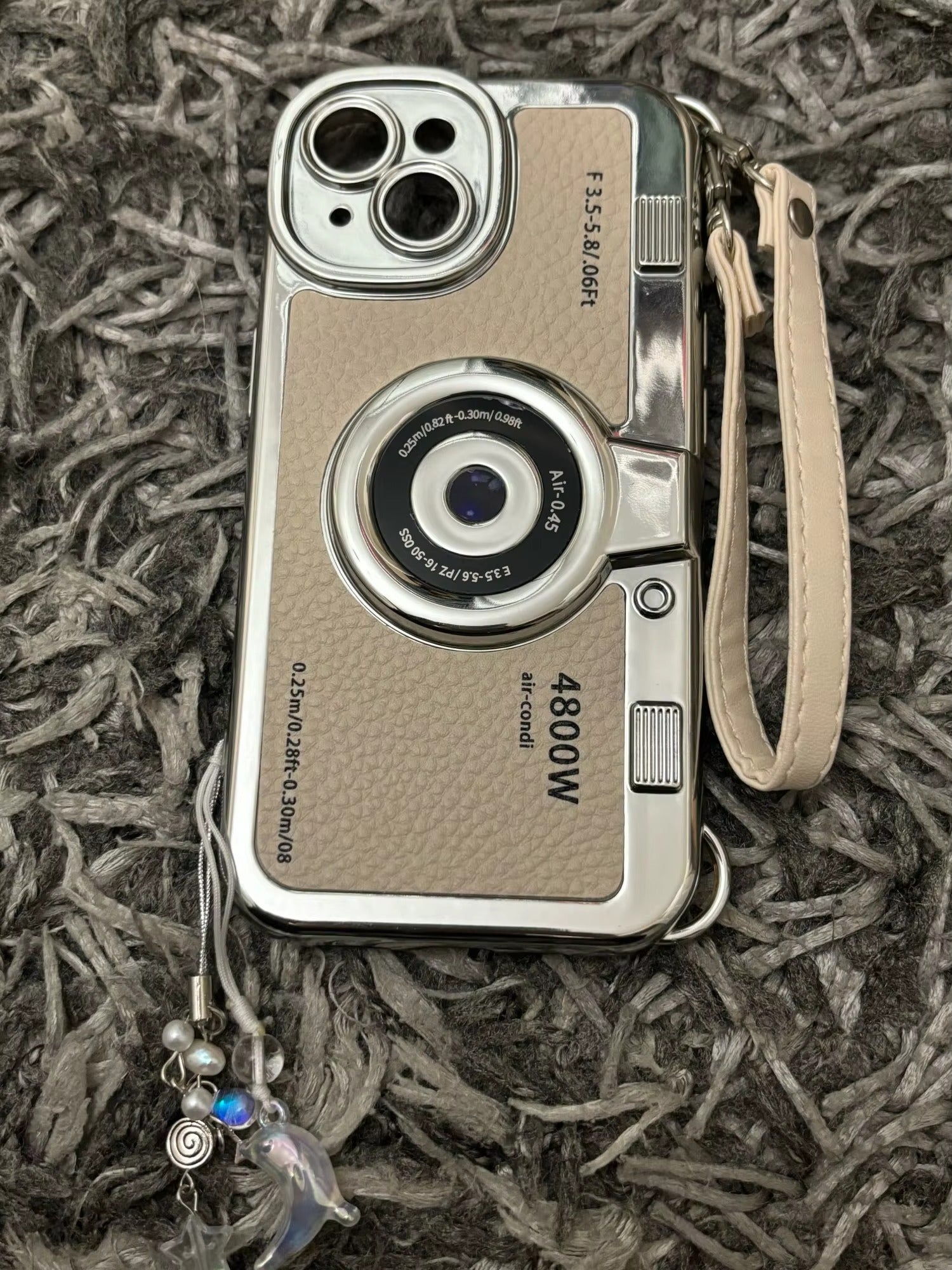 Luxury Apple iPhone Case, MagSafe Compatible, Camera Lens and Screen Protection, Ultra Thin, Shockproof, Magnetic, Full All Around Protection, 3D Retro Camera Cover