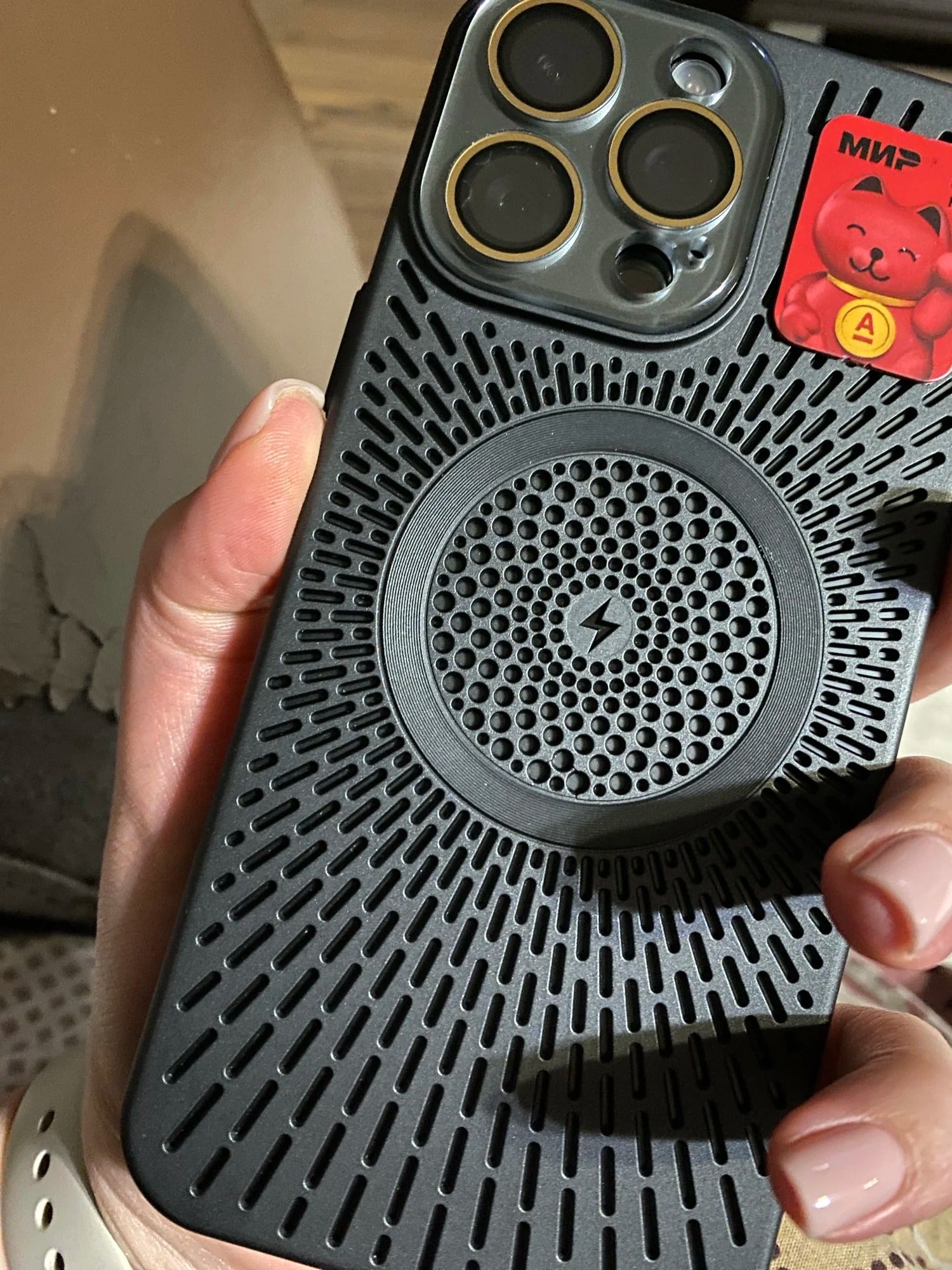 Premium Apple iPhone Case, MagSafe Compatible, Camera Lens & Screen Protection, Ultra Thin, Shockproof, Magnetic Full All Around Cover – Slim PC Case with Heat Dissipation, Wireless Charging & Titanium Lens Cover