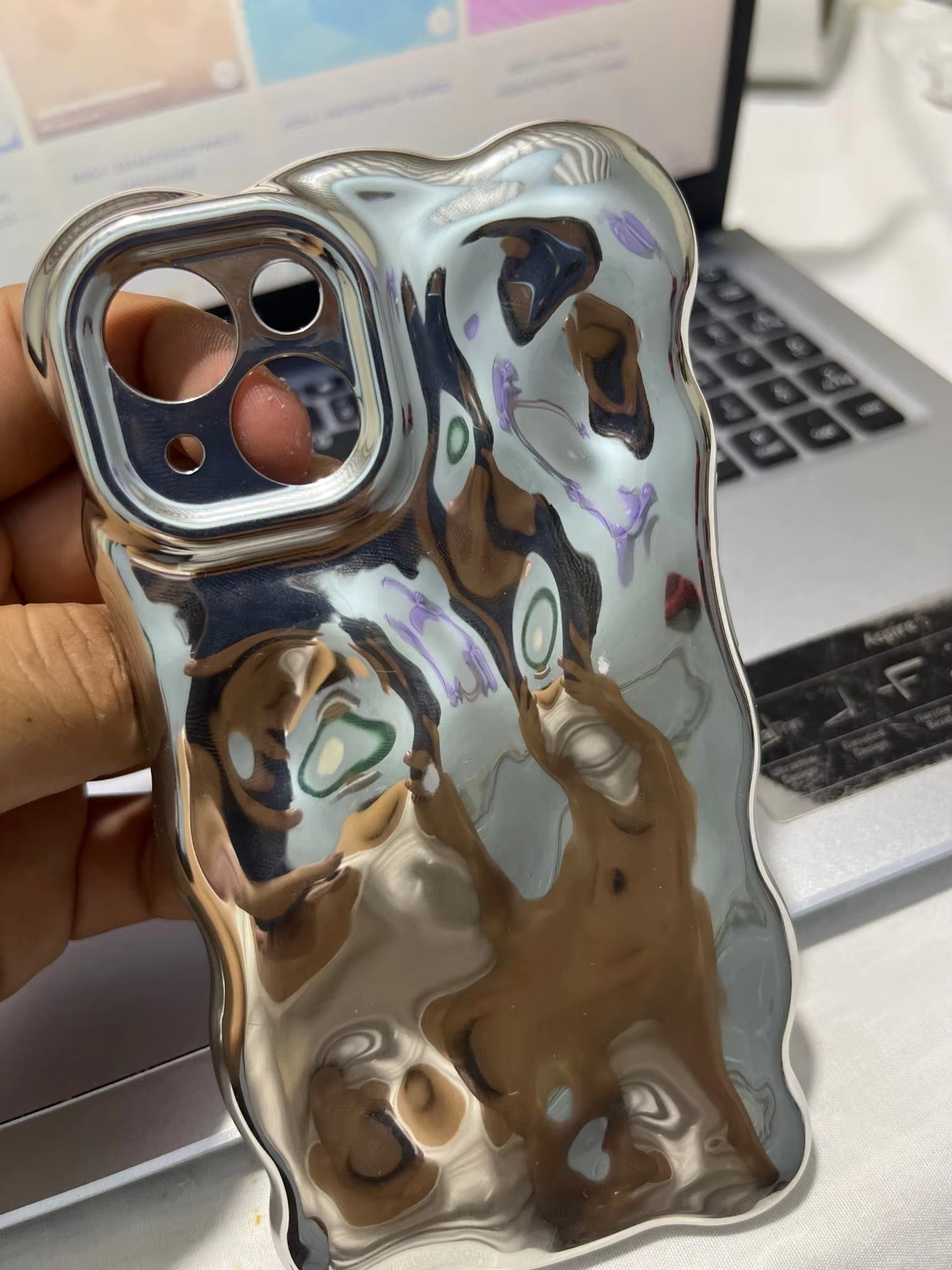 Luxury Apple iPhone Case, MagSafe Compatible, Camera Lens and Screen Protection, Ultra Thin, Shockproof, Magnetic, Full All Around Protection, Meteorite Bracelet Cover