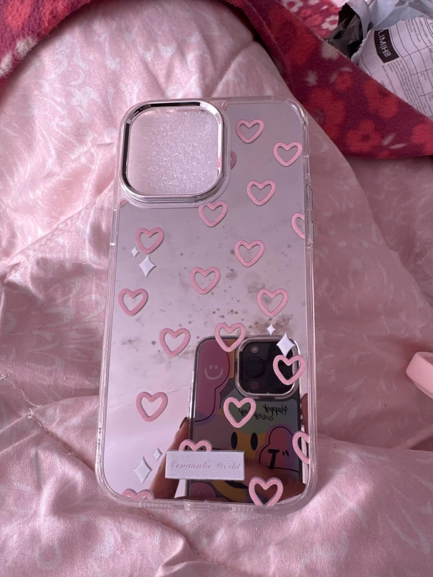 Luxury Apple iPhone Case, MagSafe Compatible, Camera Lens and Screen Protection, Ultra Thin, Shockproof, Magnetic, Full All Around Protection, Heart Mirror Soft Cover