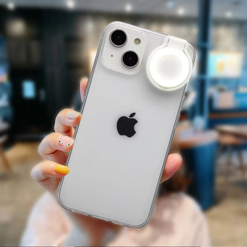 Premium Apple iPhone Case, MagSafe Compatible, Camera Lens and Screen Protection, Ultra Thin, Shockproof, Magnetic, Full All Around Protection, Selfie Ring Light Cover
