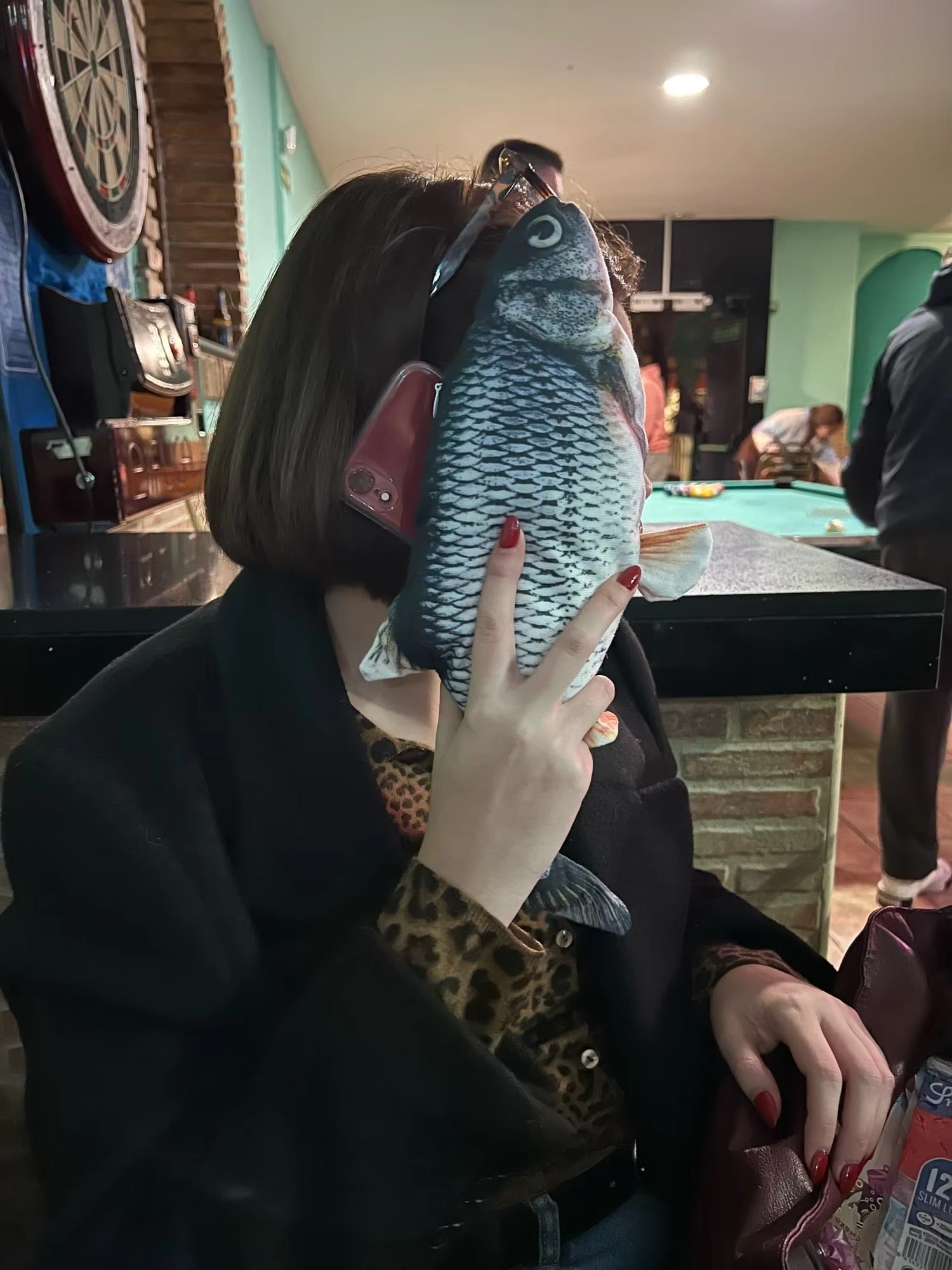 Premium Apple iPhone Case, MagSafe Compatible, Camera Lens and Screen Protection, Ultra Thin, Shockproof, Magnetic, Full All Around Protection, Funny Fish Design Cover