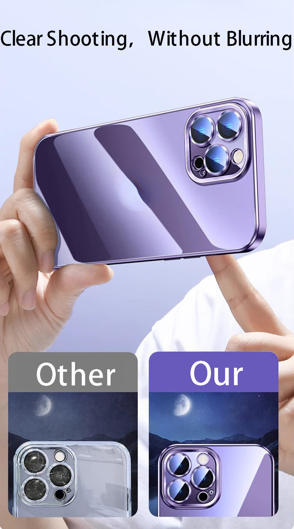 Luxury Plating Transparent Silicone Case – High Quality, Shockproof, Ultra Slim, HD Lens Protection, Durable Soft Cover,