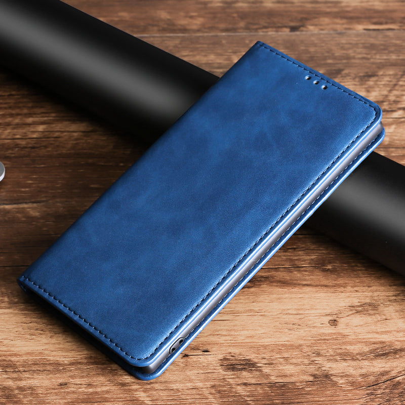 Luxury Magnetic Leather Flip iPhone Case – Premium Wallet Cover with Card Slots, and Magnetic Closure for iPhone Models