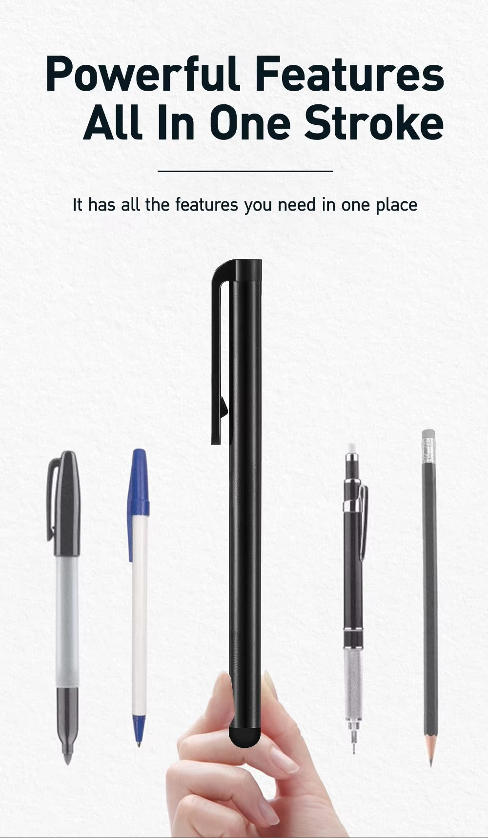 Premium Universal Stylus Pen – Sensitive, Capacitive Touch Screen Drawing Pen for Apple iPad, iPhone, and Other Tablets