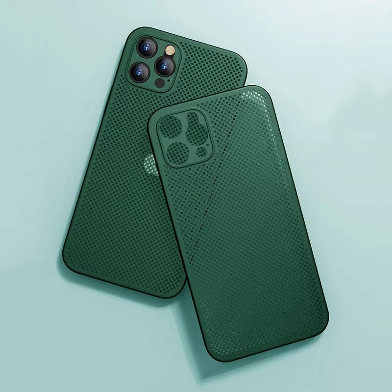 High Quality Apple iPhone Case, MagSafe Compatible, Camera Lens & Screen Protection, Ultra Thin, Shockproof, Magnetic Full All Around Cover – Breathable Cooling Case with Heat Dissipation & Plain Color PP Design