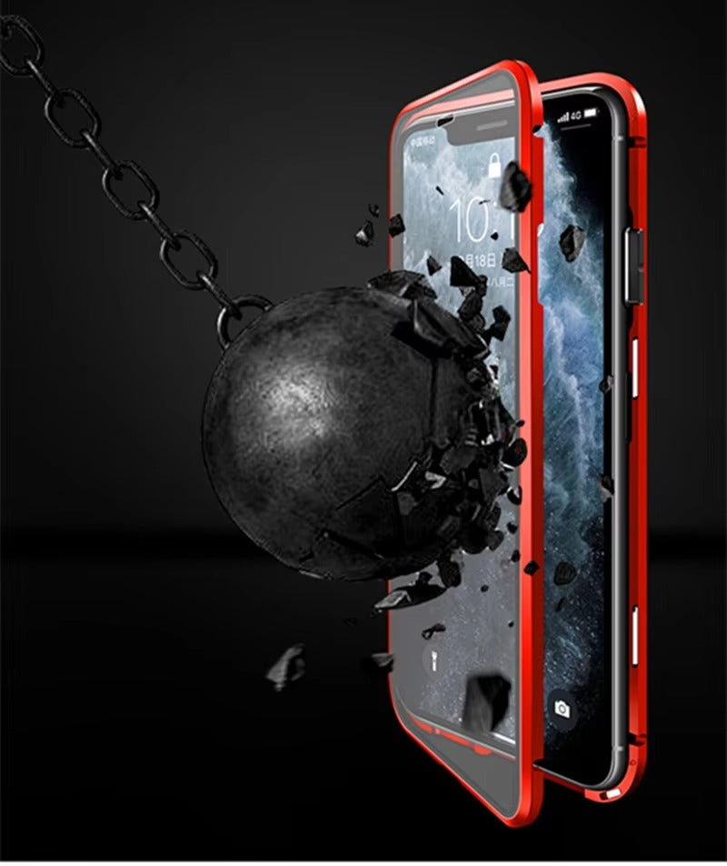 Premium Apple iPhone Case Compatible, Camera Lens & Screen Protection, Ultra Thin Magnetic Full All Around Protection Cover