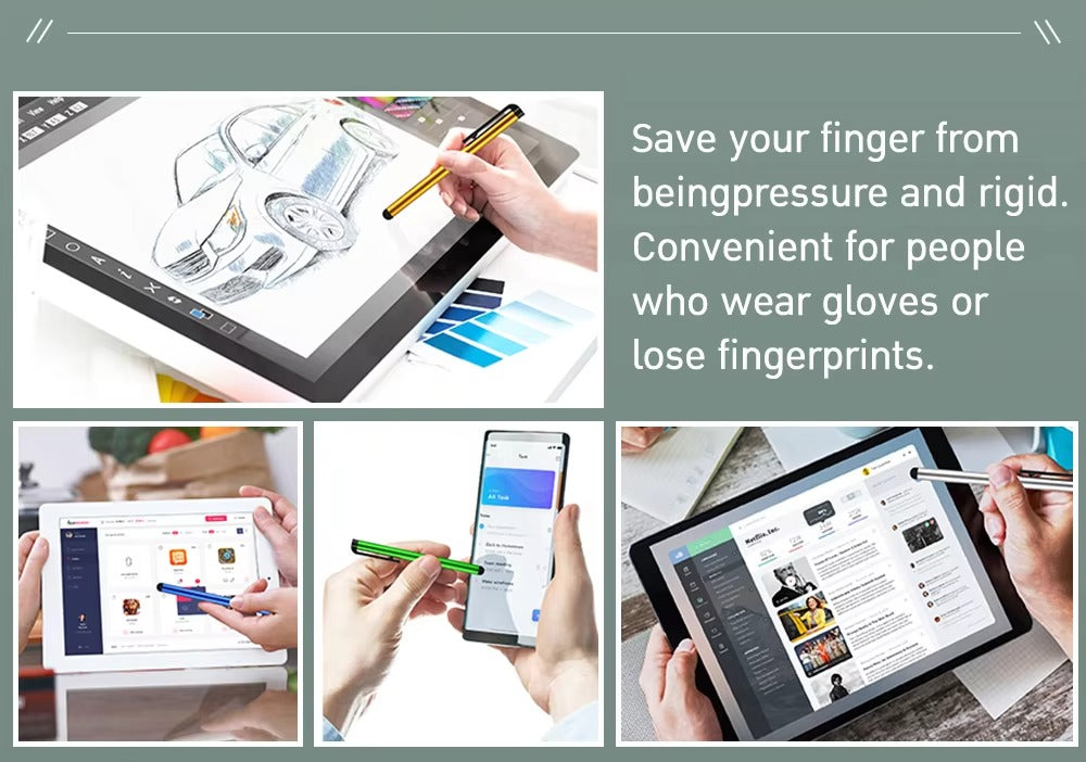 Premium Universal Stylus Pen – Sensitive, Capacitive Touch Screen Drawing Pen for Apple iPad, iPhone, and Other Tablets