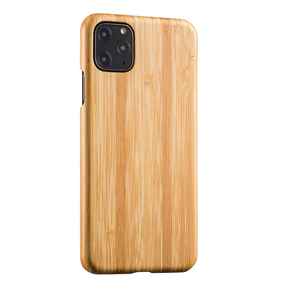 Premium Apple iPhone Case, MagSafe Compatible, Camera Lens Protection, Screen Protection, Ultra Thin, Shockproof, Magnetic, Full All Around Protection, Natural Bamboo Wood Cover