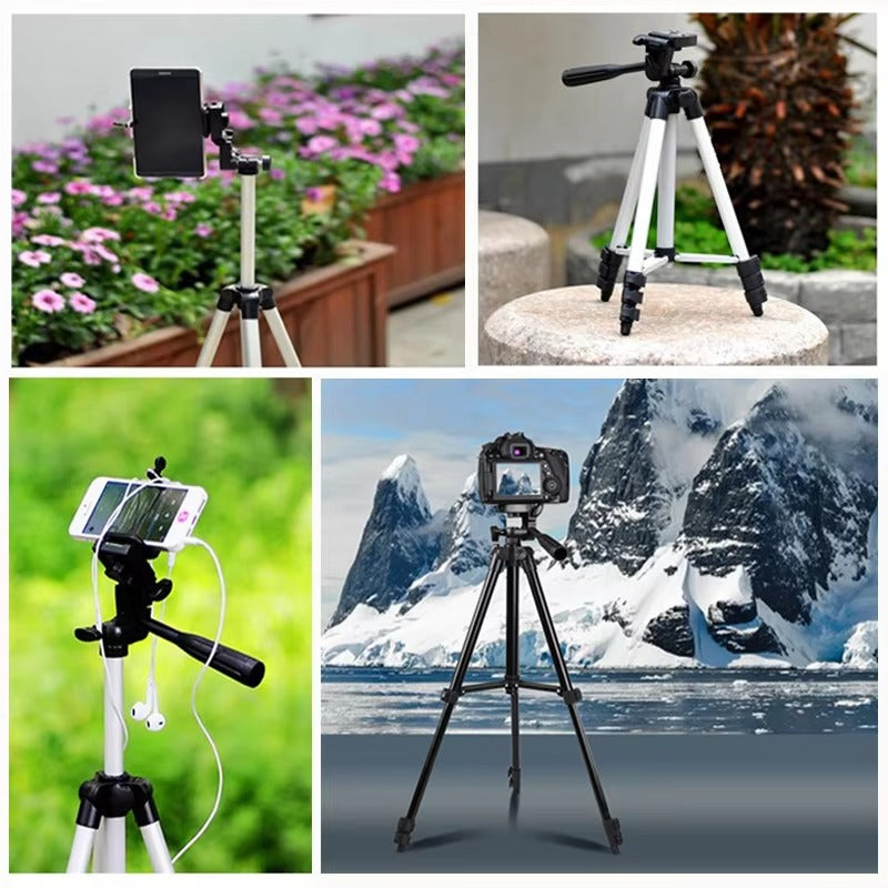 High Quality, 40-Inch, Universal Phone Tripod Lightweight Aluminum, Travel Stand for Photography Compatible with Apple iPhone