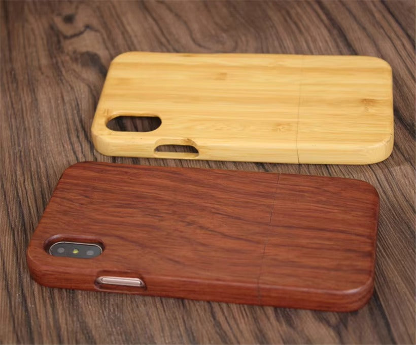 Luxury Apple iPhone Case, MagSafe Compatible, Camera Lens Protection, Screen Protection, Ultra Thin, Shockproof, Magnetic, Full All Around Protection, Wooden Back Cover