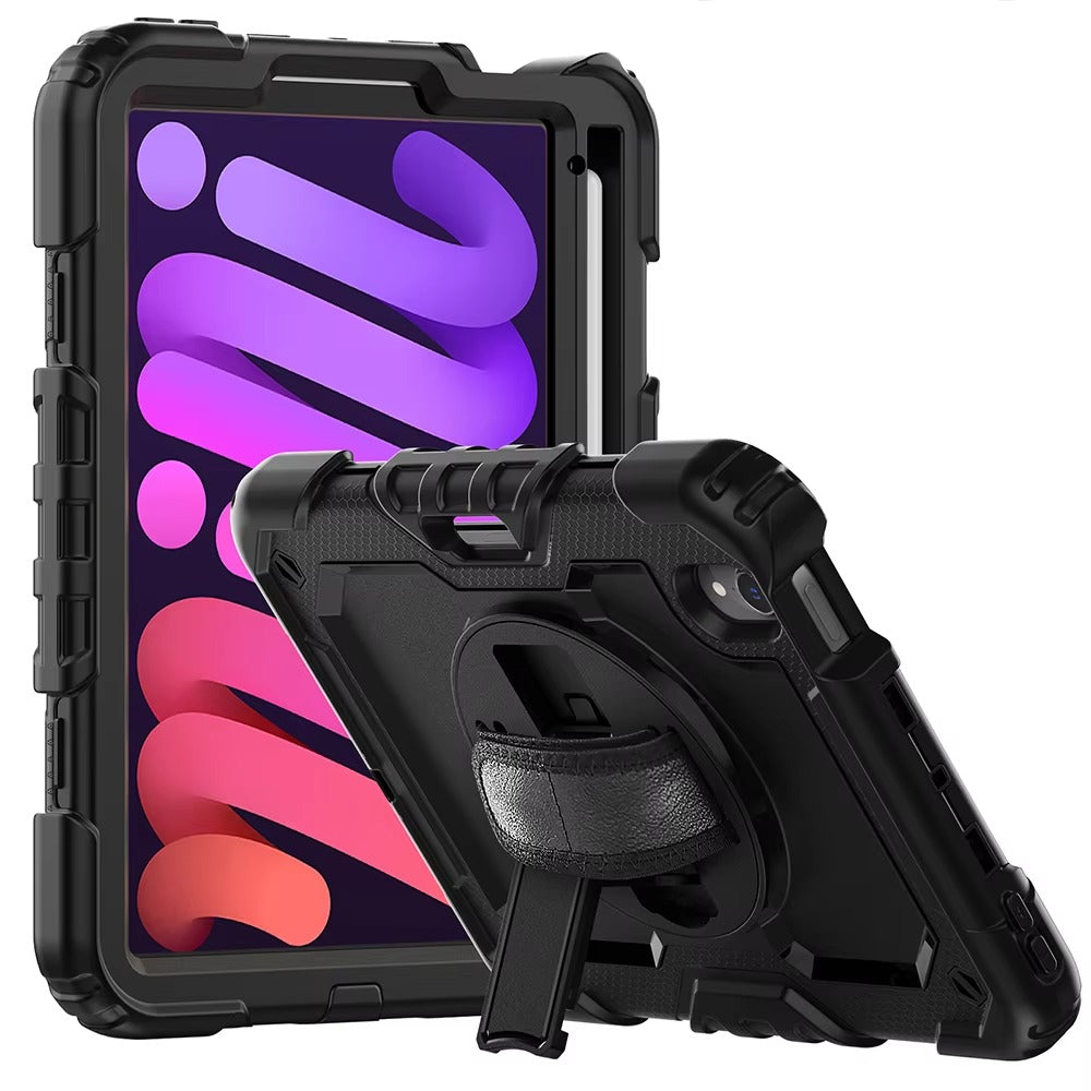Rugged iPad Case – Shockproof Heavy Duty Protective Cover Compatible with 9.7", 10.2", 10.5", 10.9", 11", 12.9", 13" Tablets