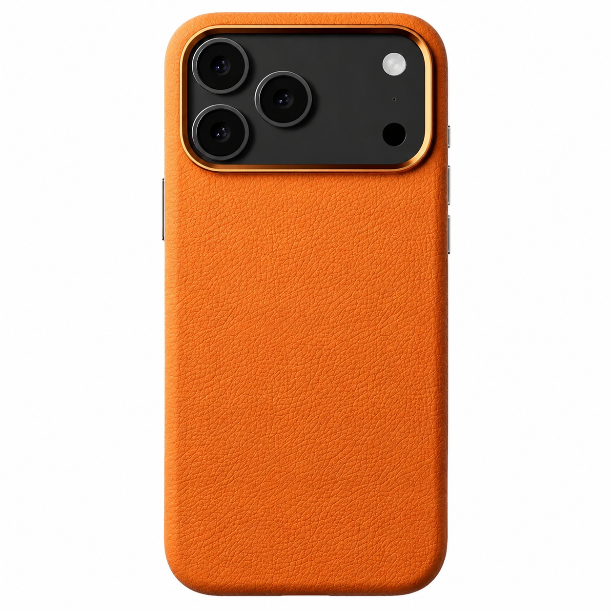 Luxury iPhone Case MagSafe Compatible Leather Protective Cover Metal Camera Lens Protection Shockproof Anti Fingerprint Magnetic Wireless Charging Full Coverage