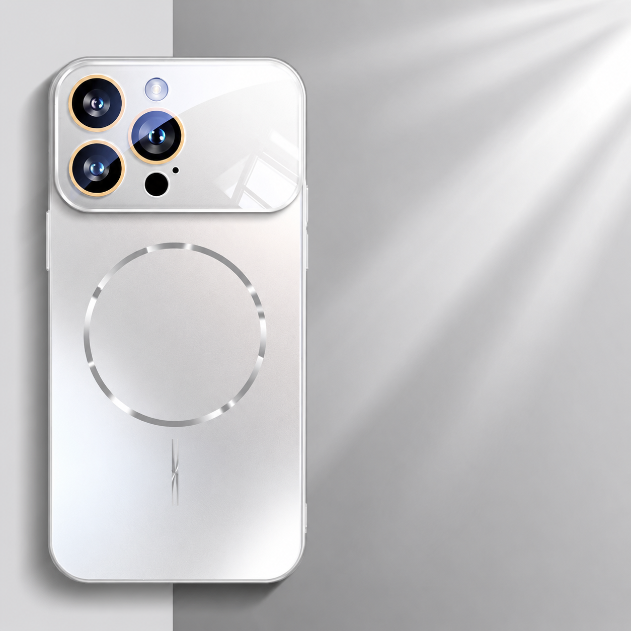 Luxury iPhone Case MagSafe Compatible Magnetic Shockproof Cover Camera Lens Protection Ultra Thin Anti Glare Nano Matte Hard Back Full Coverage