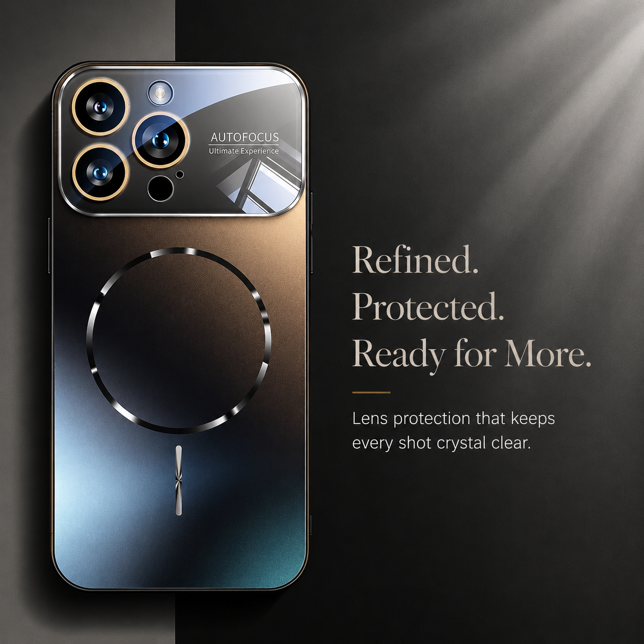 Luxury iPhone Case MagSafe Compatible Magnetic Shockproof Cover Camera Lens Protection Ultra Thin Anti Glare Nano Matte Hard Back Full Coverage