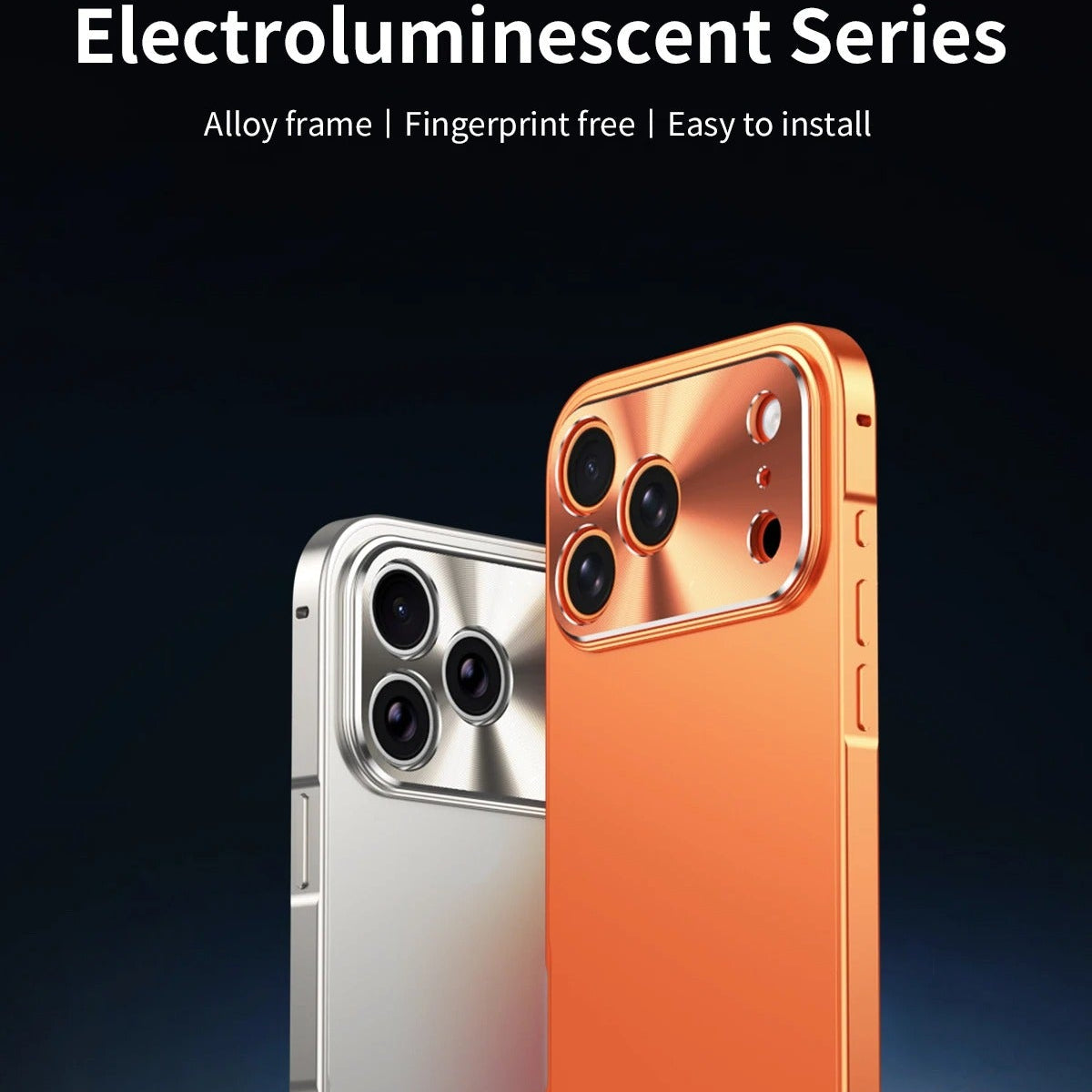 Premium Aluminum Alloy Frame iPhone Case – Ultra Thin Frosted Matte Backplate, Shockproof Protective Cover with Camera Lens Guard