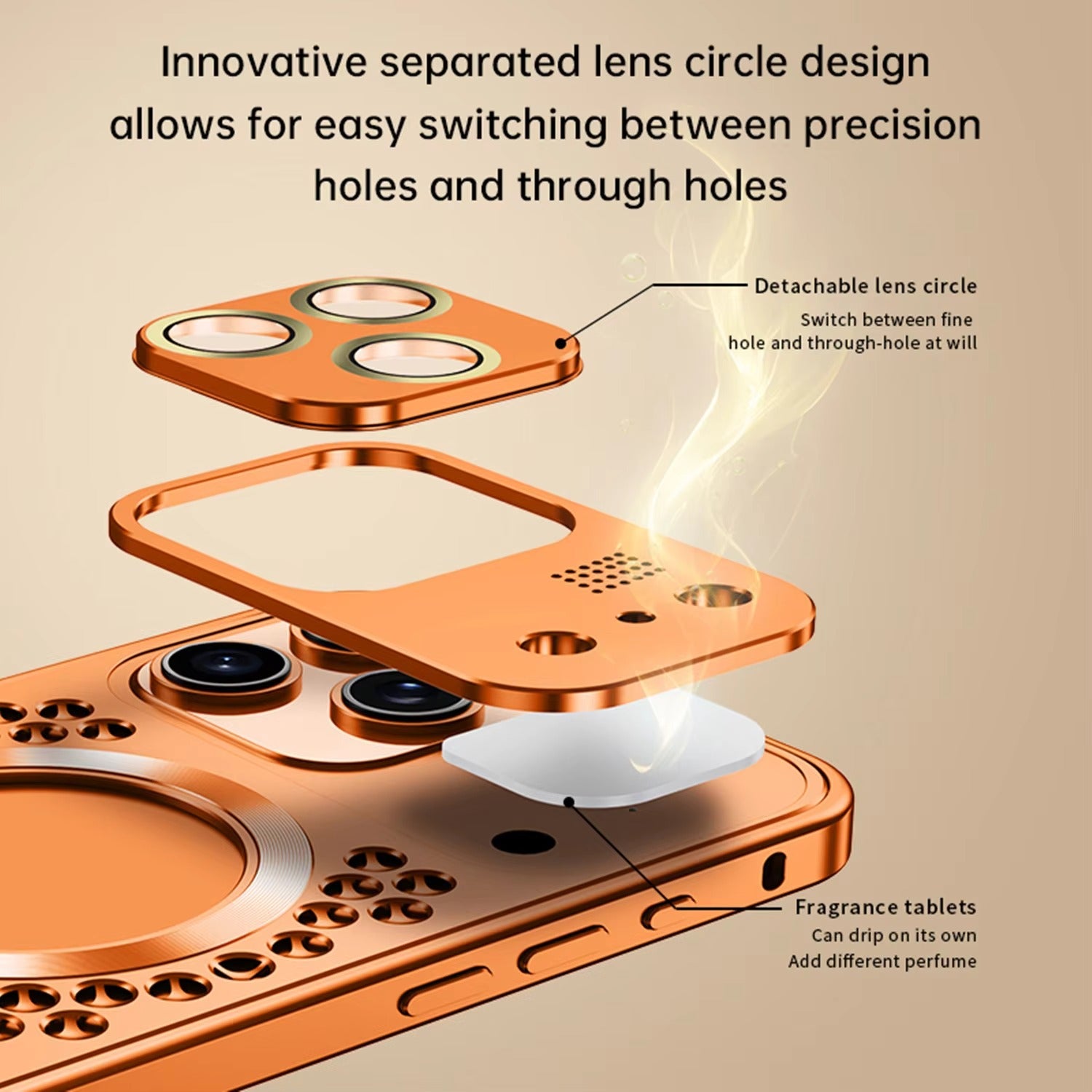 Premium Aluminum Alloy Magnetic iPhone Case – Heat Dissipation Metal Frame Cover with Shockproof Anti-Fall Protection and Camera Lens Guard