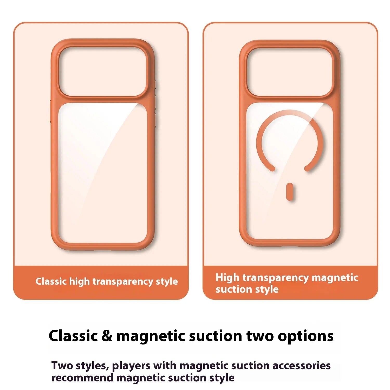 Premium Clear MagSafe iPhone Case – Shockproof Armor Protective Cover with Camera Control Button, Anti-Scratch Transparent Back