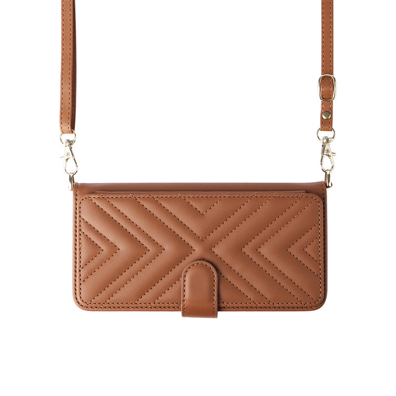 Luxury Crossbody Wallet iPhone Case – Fashion Shoulder Strap, Magnetic Closure, Card Holder and Premium Protection for iPhone