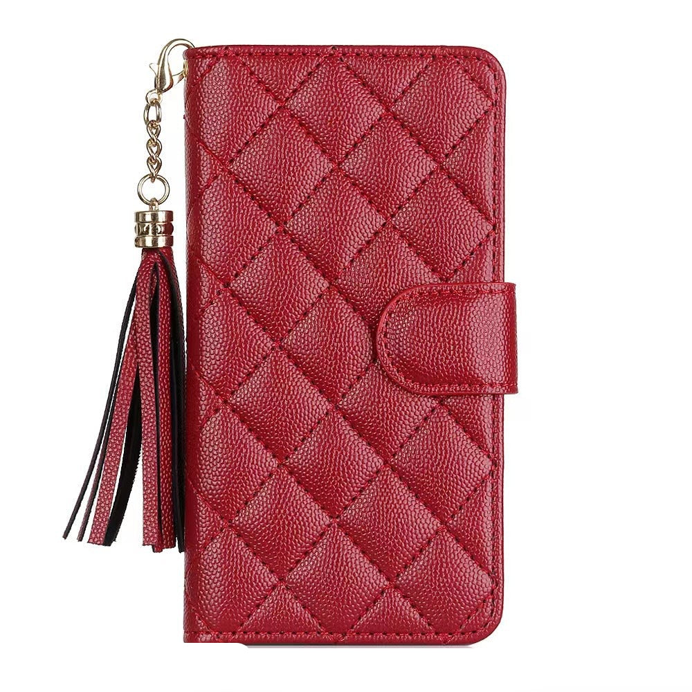 Luxury Wallet Flip Leather iPhone Case – Card Slot, Magnetic Closure, Shockproof Protection, and Premium Design for iPhone