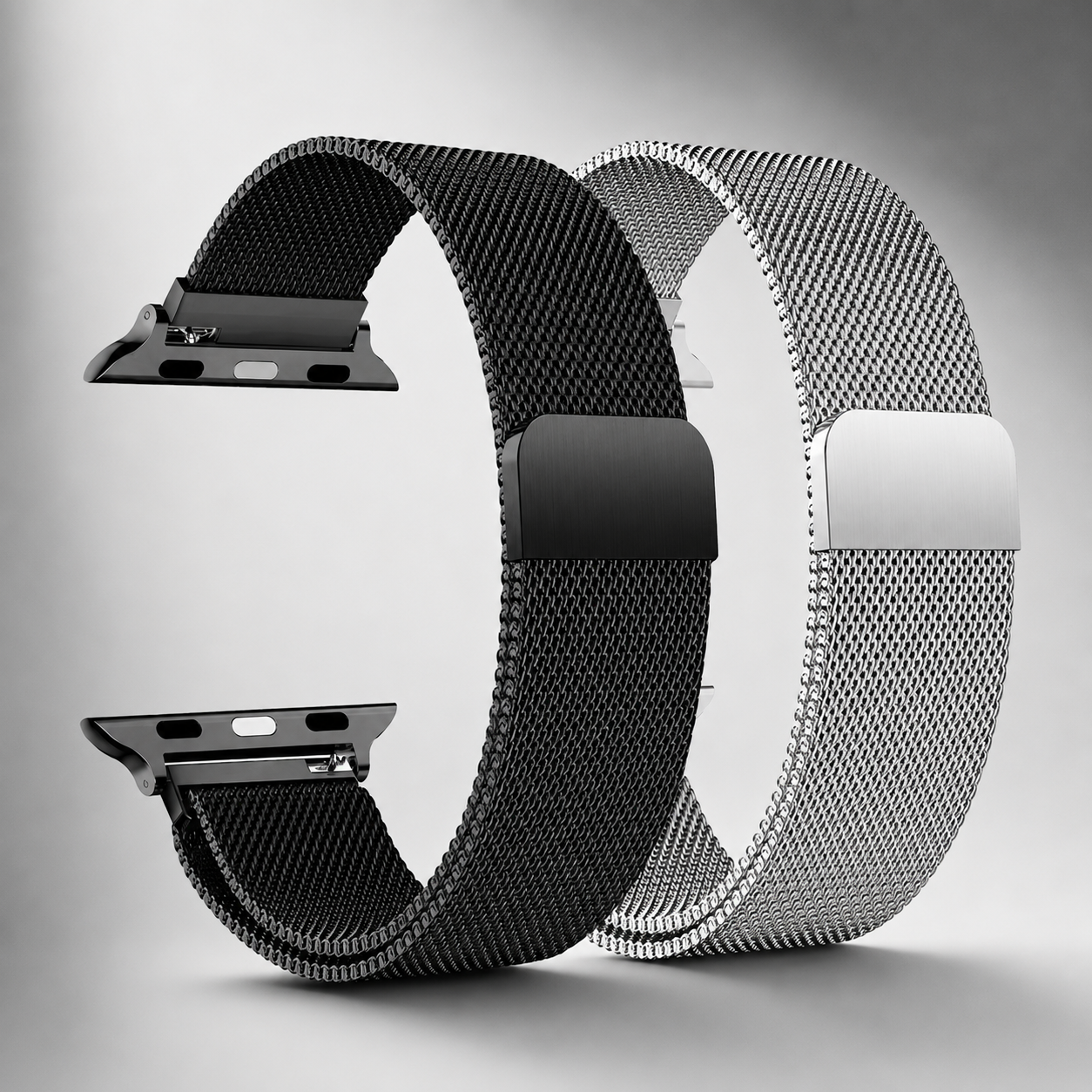 Premium Apple Watch Milanese Loop Band Stainless Steel Mesh Magnetic Adjustable Watch Strap Replacement Wristband Compatible with Apple Watch Bracelet
