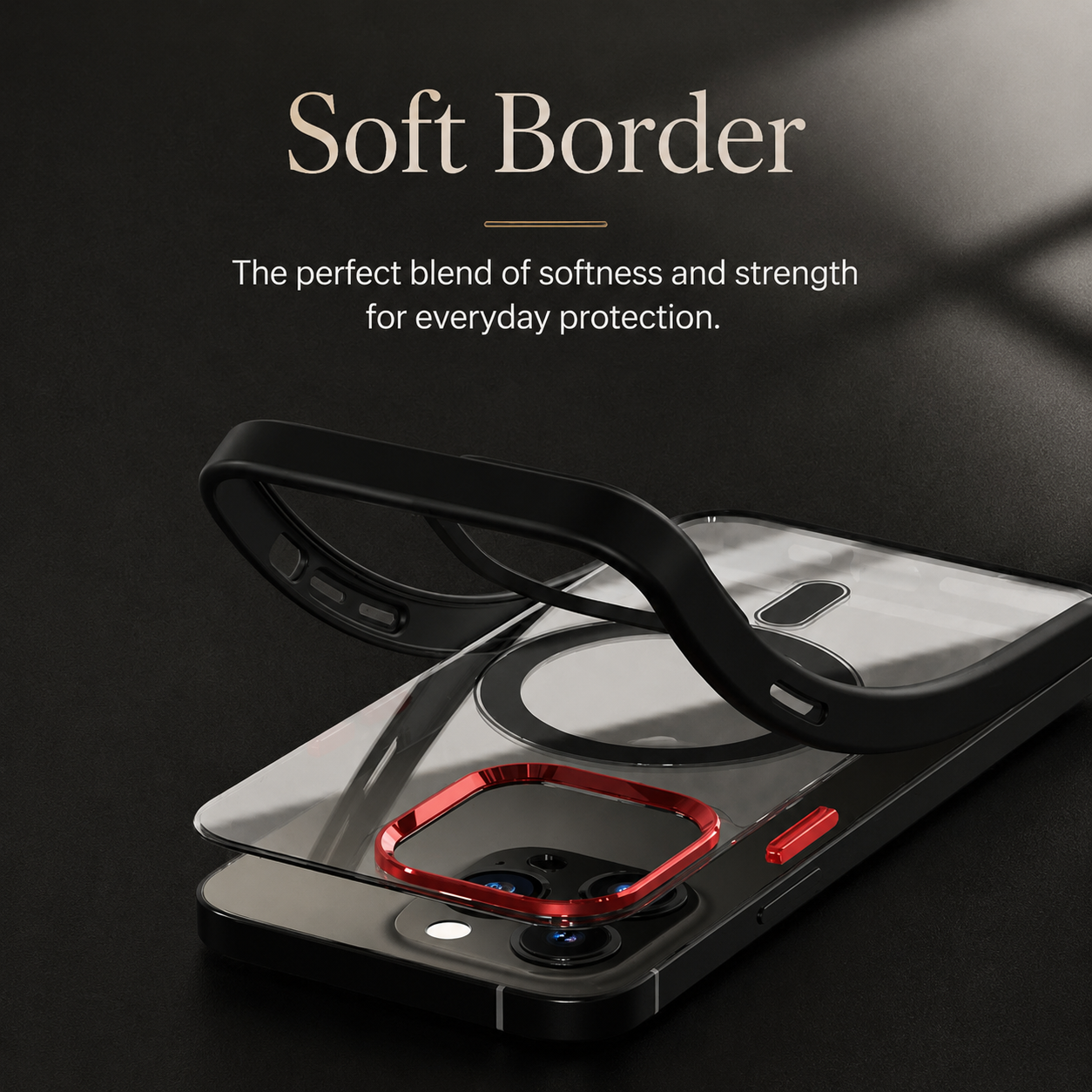 Premium Clear MagSafe iPhone Case Transparent PC Cover TPU Bumper Magnetic Wireless Charging Shockproof Slim Protective Cover Lens Protection