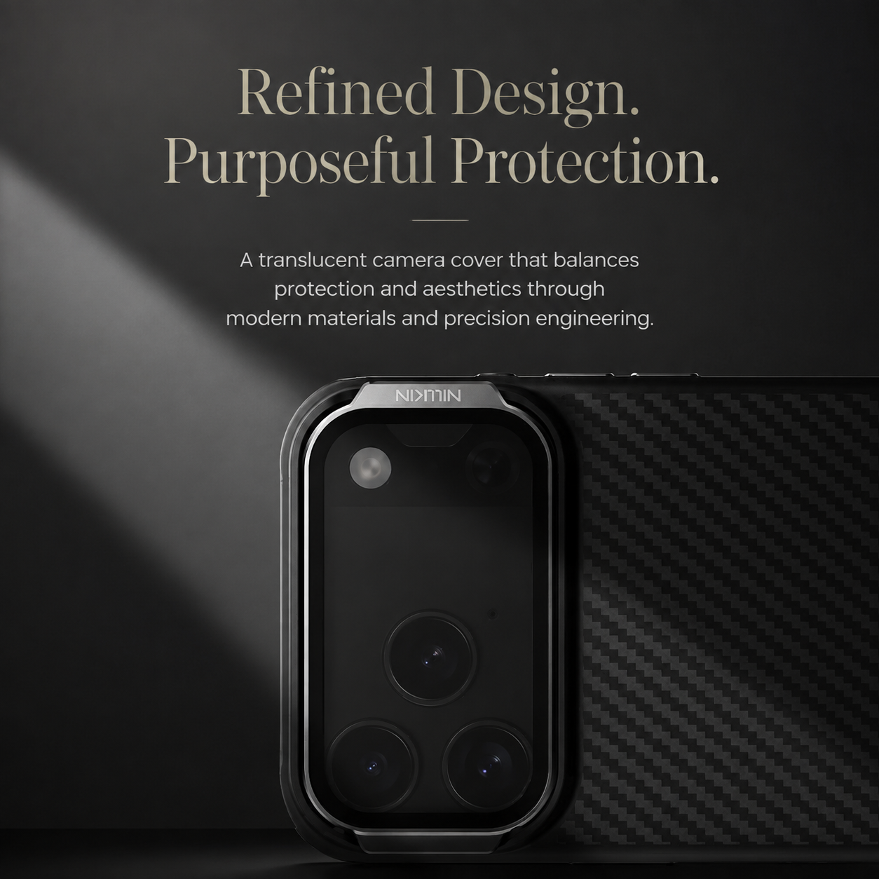 Premium Durable iPhone Case MagSafe Compatible CamShield Cover Foldable Lens Stand Shockproof Textured PC Half Wrapped Non Slip Protective Design