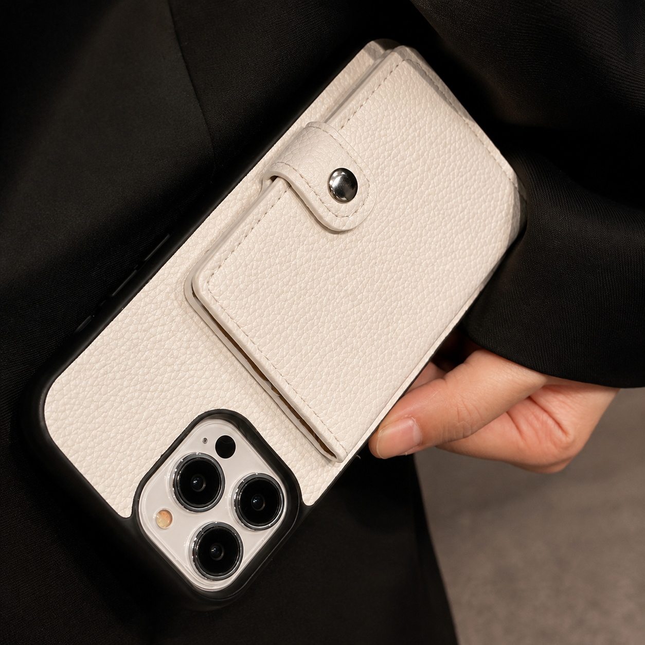 Premium Luxury iPhone Case Crossbody Wallet Cover PU Leather Card Holder Coin Pocket RFID Protection Shoulder Strap Shockproof Full Protection Slim Design Finish