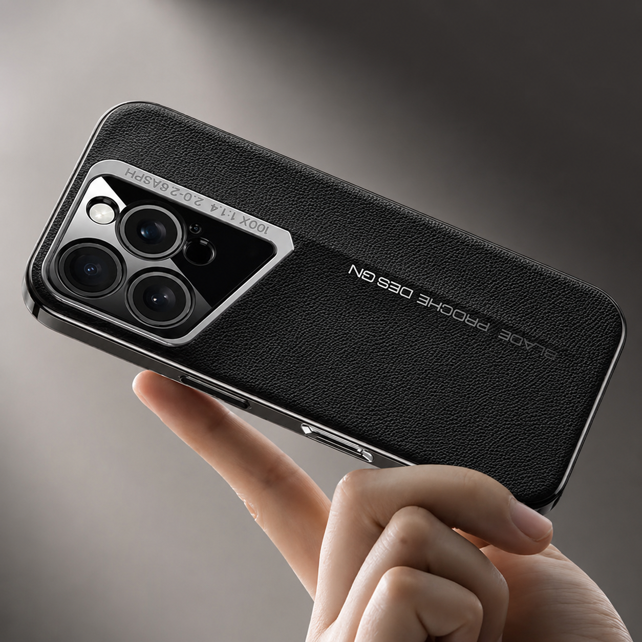 Premium Luxury iPhone Case Electroplated Genuine Leather Cover Hard PC Back TPU Frame Shockproof Camera Lens Protection Slim Anti Slip Design Finish