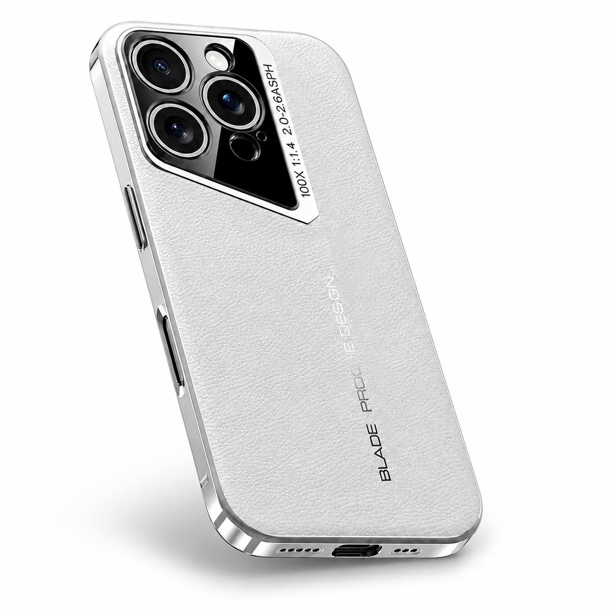 Premium Luxury iPhone Case Electroplated Genuine Leather Cover Hard PC Back TPU Frame Shockproof Camera Lens Protection Slim Anti Slip Design Finish