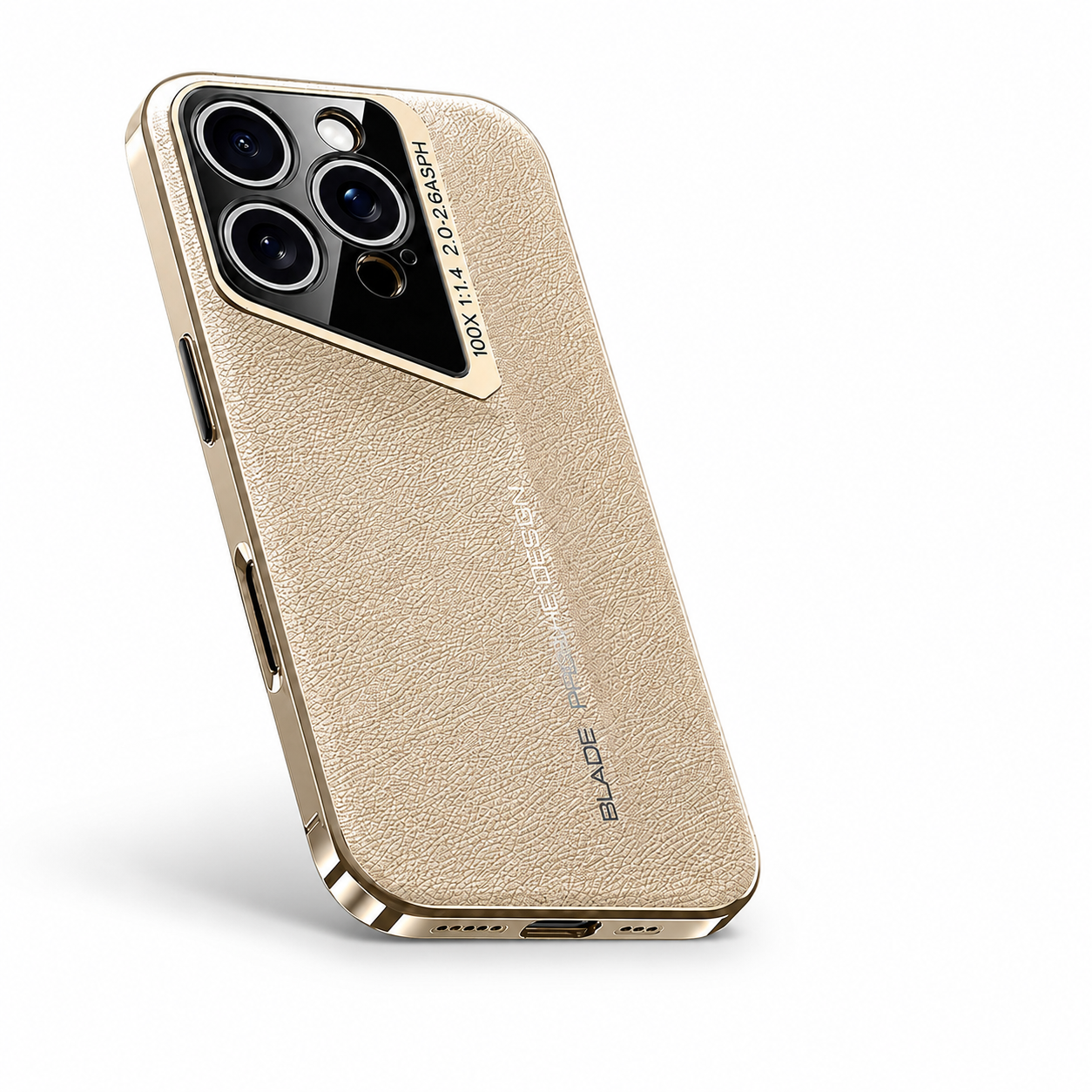Premium Luxury iPhone Case Electroplated Genuine Leather Cover Hard PC Back TPU Frame Shockproof Camera Lens Protection Slim Anti Slip Design Finish