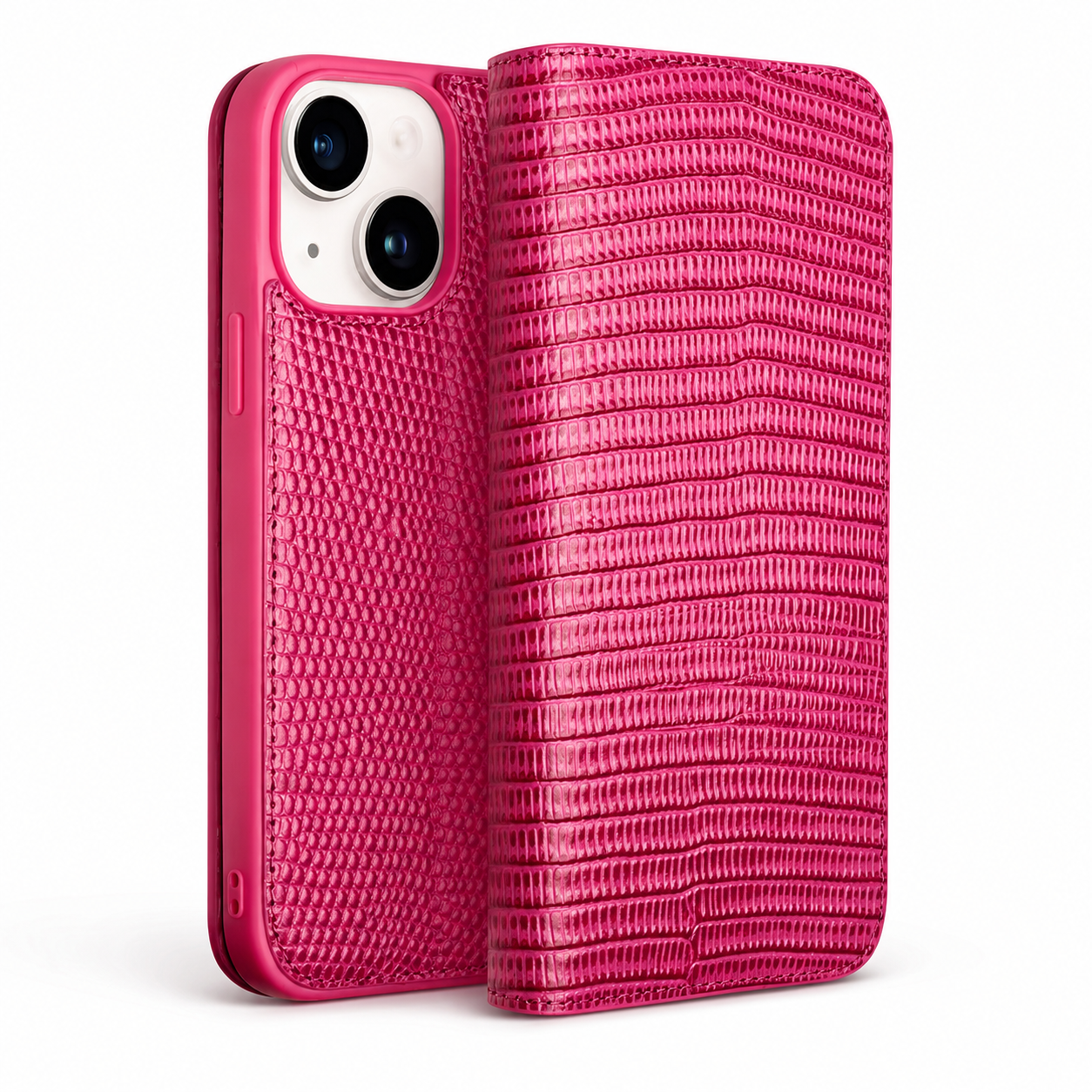 Premium Luxury iPhone Case Genuine Leather Flip Cover Card Slot Ultra Slim Shockproof Full Protection Durable Design Finish Magnetic Closure