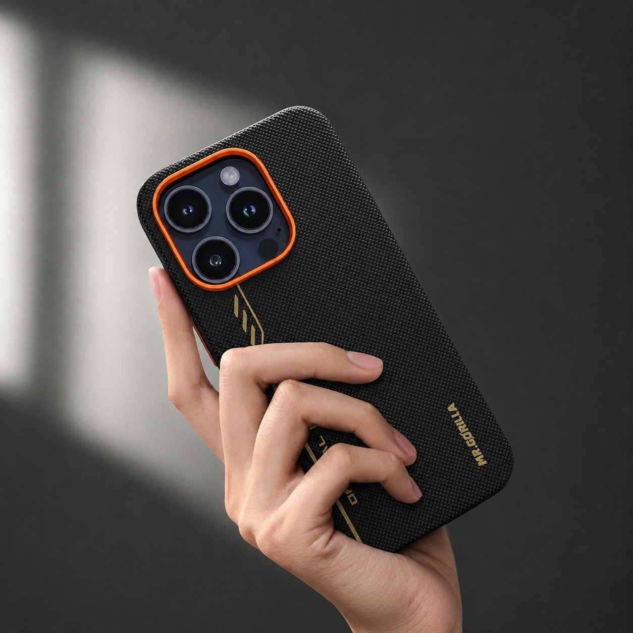 Premium Luxury iPhone Case MagSafe Compatible 600D Kevlar Aramid Fiber Cover Magnetic Shockproof Half Wrapped Anti Fingerprint Protective Durable Design Finish
