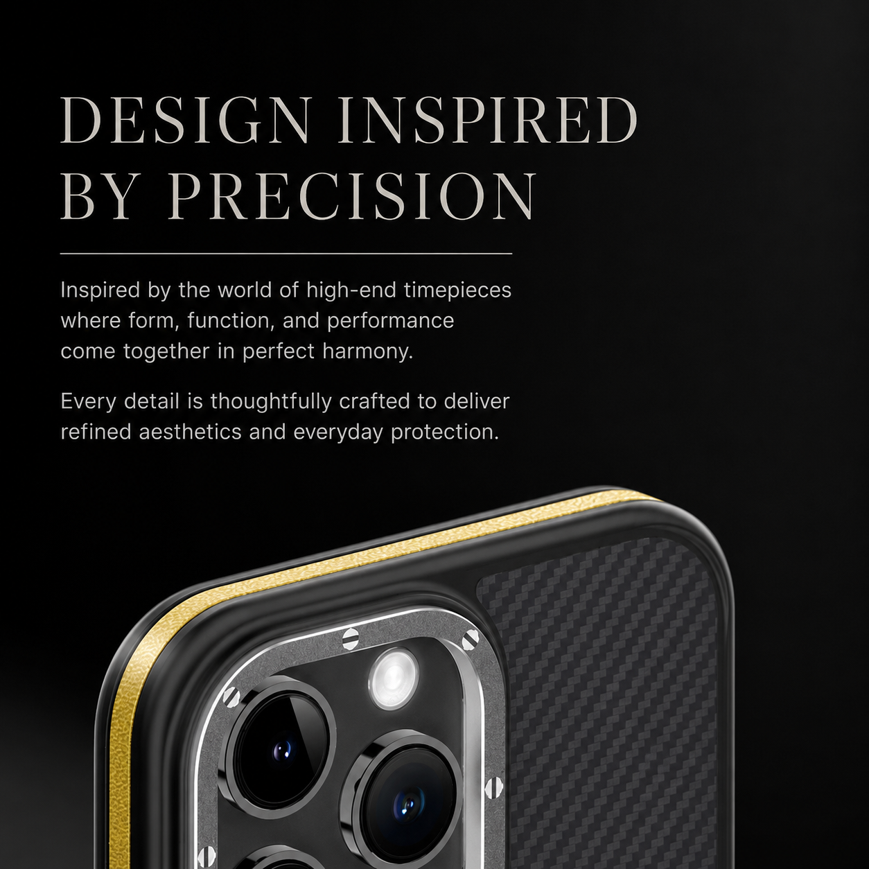 Premium Luxury iPhone Case MagSafe Compatible 600D Kevlar Carbon Fiber Cover Metal Camera Ring Dual Layer Shockproof Half Wrapped Protective Durable Design Finish