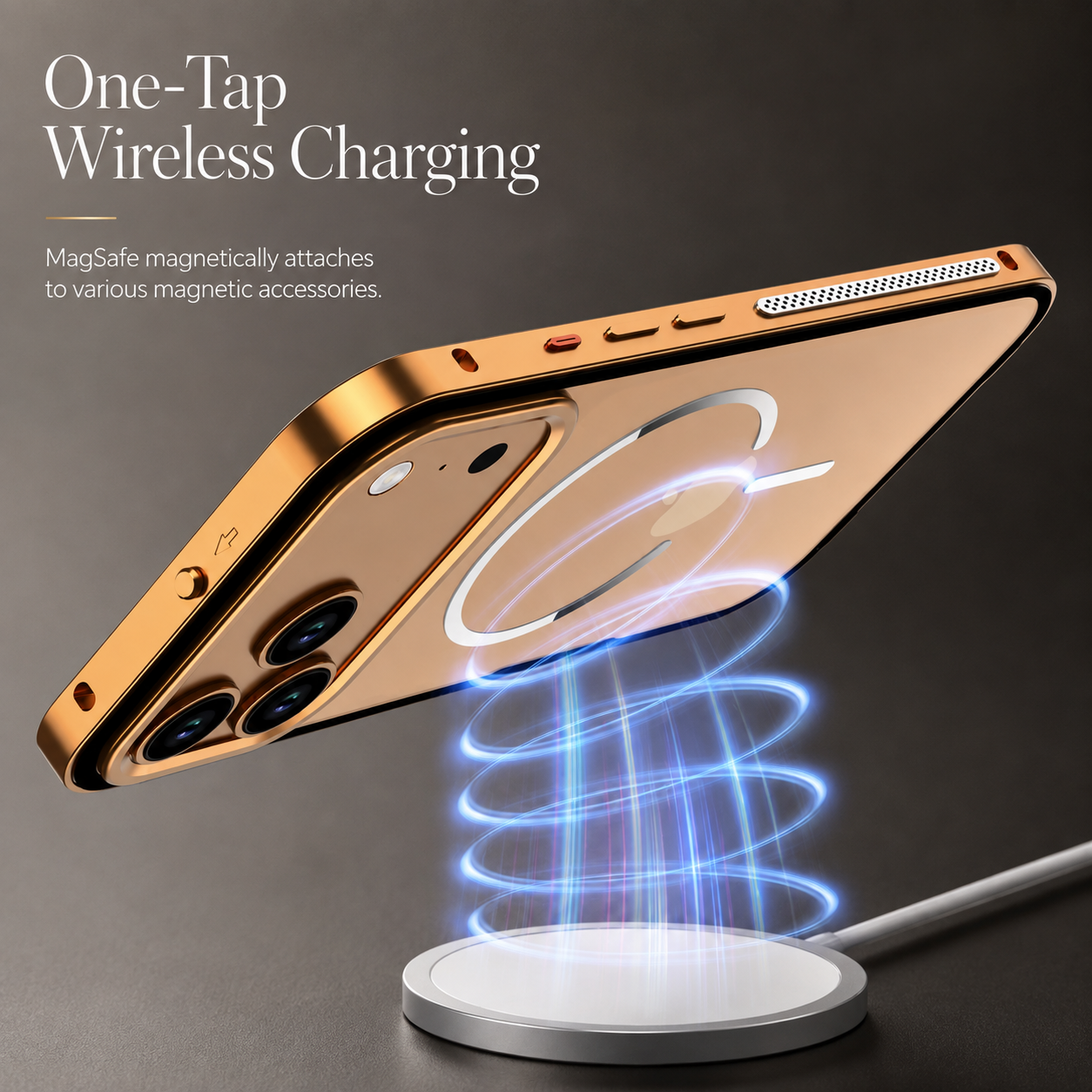 Premium Luxury iPhone Case MagSafe Compatible Aluminum Alloy Frosted Magnetic Backplate Full Protection Anti Fingerprint Slim Durable Design