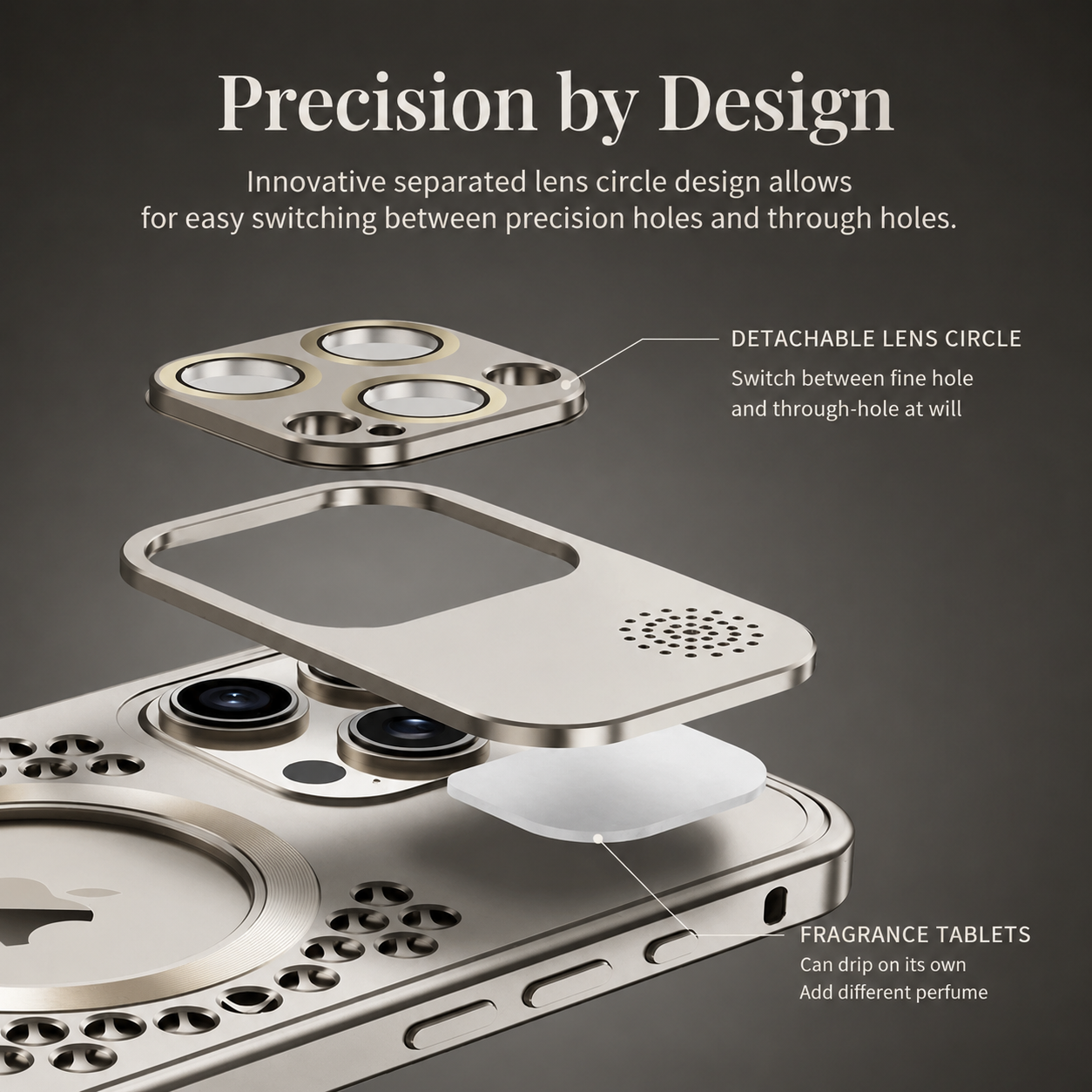 Premium Luxury iPhone Case MagSafe Compatible Aluminum Frame Heat Dissipation Metal Cover Shockproof Camera Protection Electroplated Slim Durable Design Finish