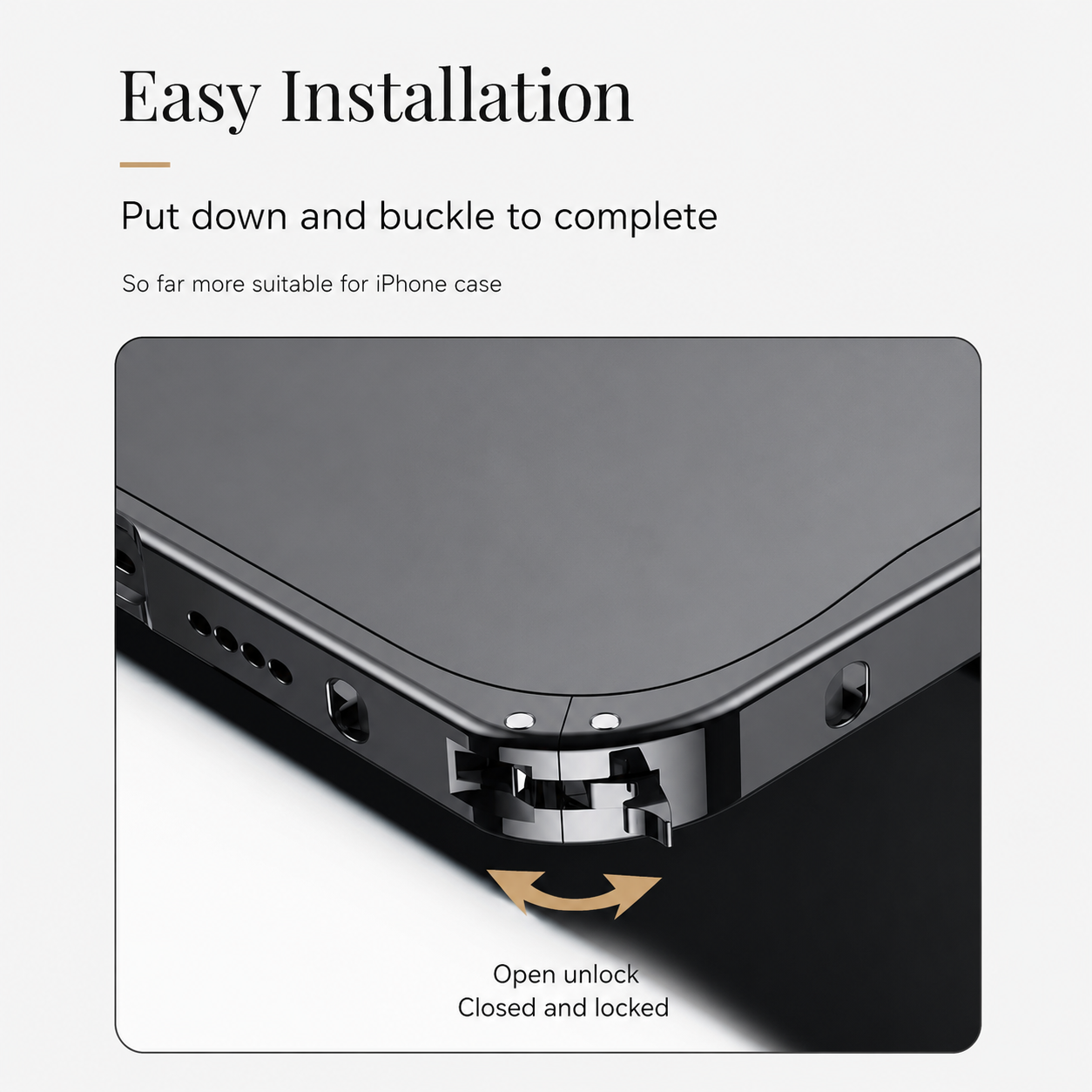Premium Luxury iPhone Case MagSafe Compatible Aluminum Metal Frame Cover Shockproof Full Camera Protection Magnetic Fit Wireless Charging Slim Design Finish